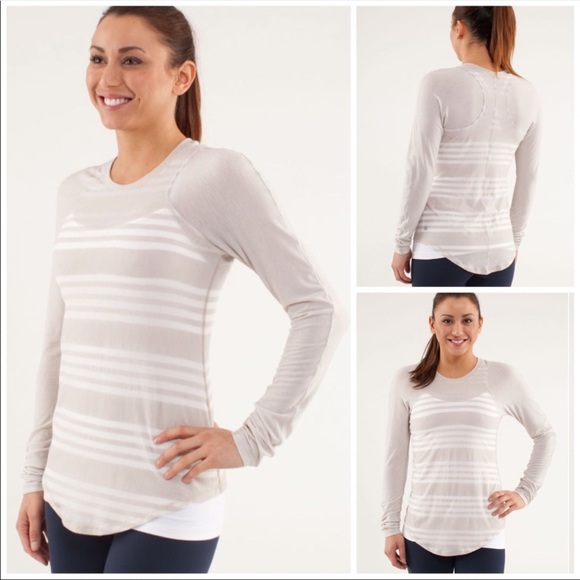 lululemon athletica Tops - Lululemon Digni Striped Tee